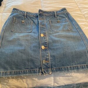 Loft denim skirt